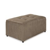 Puff Dijon Suede Bege