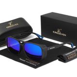 Óculos De Esporte Polarizados Kingseven , Lente Completa Azul