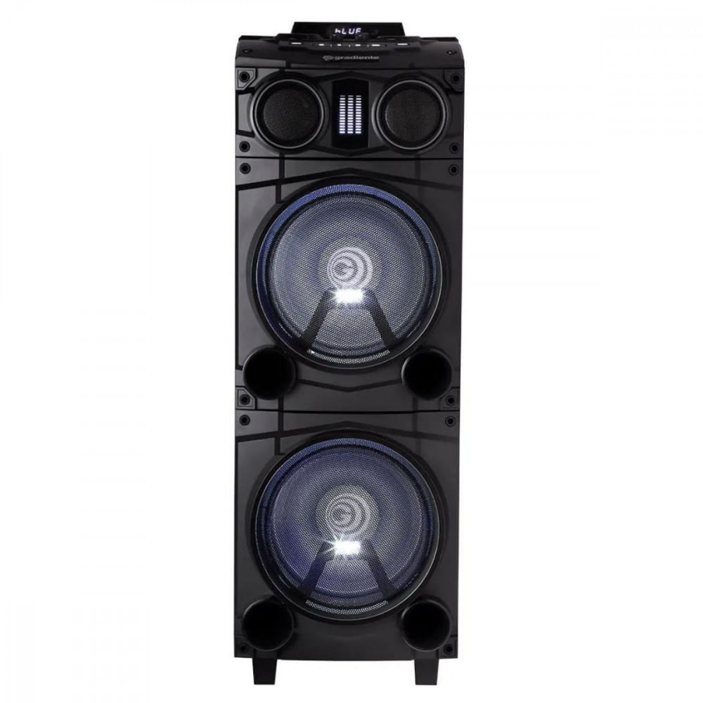 Torre De Som Gradiente Black Bass Com Display Digital, Bluetooth E 1200 W De Potência - Gdb10m