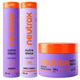 Kit Shampoo, Condicionador E Máscara Neutrox Nutre Óleos 300ml