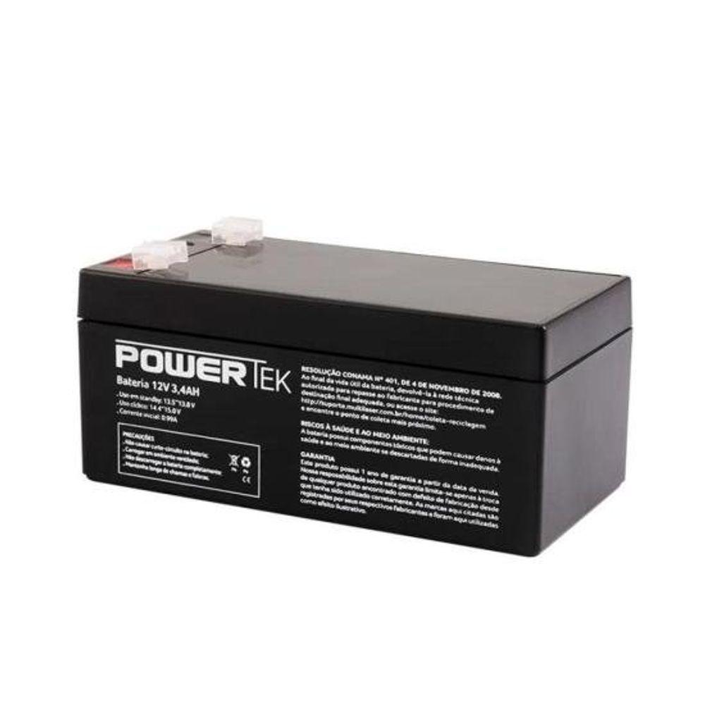 Bateria Selada 12v 3,4ah En008 Powertek