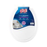 Assento Sanitário Almofadado Branco Ref.2385 - Herc