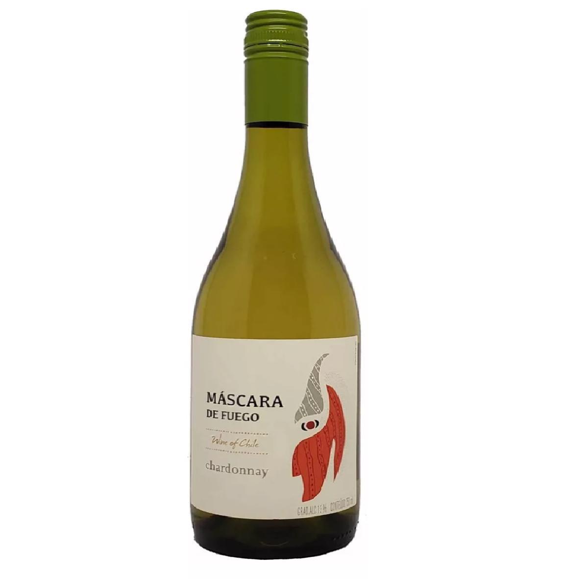 Vinho Chileno Branco Máscara De Fuego Chardonnay 2019 750ml