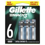 Carga Gillette Mach3 Leve 6 Pague 5