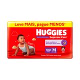 Fralda Huggies Supreme Care Roupinha Max  M 100 Unidades