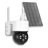 Camera De Segurança Com Carregamento Solar Wifi Visao Noturna