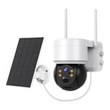 Camera De Segurança Sem Fio Wifi Com Carregamento Solar Nightvision