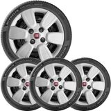 4x Calota Fiat Uno Palio Mobi Way Aro 14 156cb