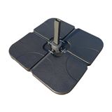 Base Ombrelone Lateral Para Jardim E Varanda Preto