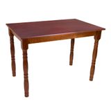 Mesa de Jantar Retangular Dalas Imbuia 110 cm