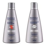 Kit Shampoo Silver + Condicionador Silver Gray Mahogany 300ml