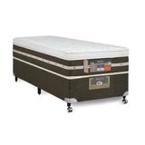 Cama Box Solteiro Castor Silver Star Air One Face Tecnopedic 88x188x59 + Box Castor