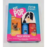 Kit Pop Shampoo Pet Clean Natural + Condicionador + Perfume