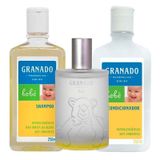 Kit Shampoo + Condicionador 250ml + Colônia Bebê Tradicional Granado 100ml