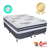 Cama Box Queen Castor Silver Star Air Double Face Tecnopedic 158x198x61 + Box Castor