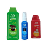 Kit Shampoo Pet Clean Filhote + Condicionador + Perfume Pop