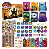 Halloween Toy Set Children&#39;s Notebook Ruler Pinch Pencil Pum