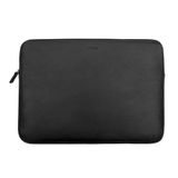 Capa Sleeve Macbook 16&quot; Iplace, Pampas, Couro Preto