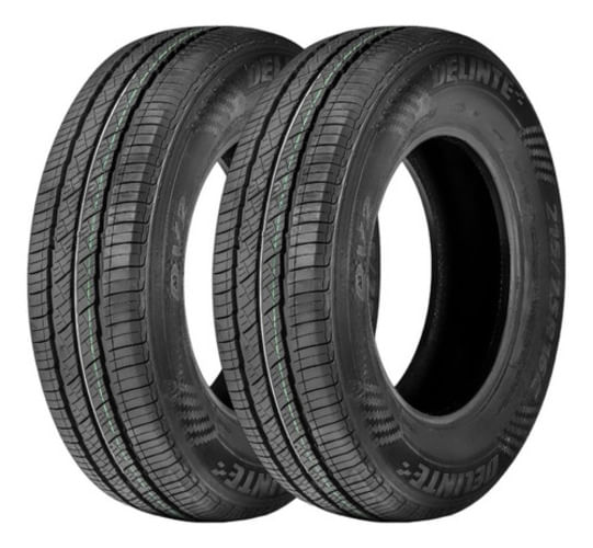 Kit 2 Pneu Delinte Aro 16 195/75r16 Dv2 8 Lonas 107/105r