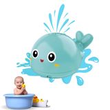 Brinquedo De Banho Infantil Baleia Com Sensor E Luz Led