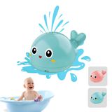 Brinquedo De Banho Infantil Baleia Com Sensor E Luz Led