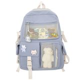 Mochila Ggoob Kawaii Com Alfinete E Acessórios Para Menina Da Escola