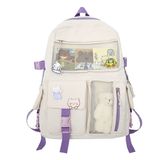 Mochila Ggoob Kawaii Ivory Impermeável Para Menina Escolar