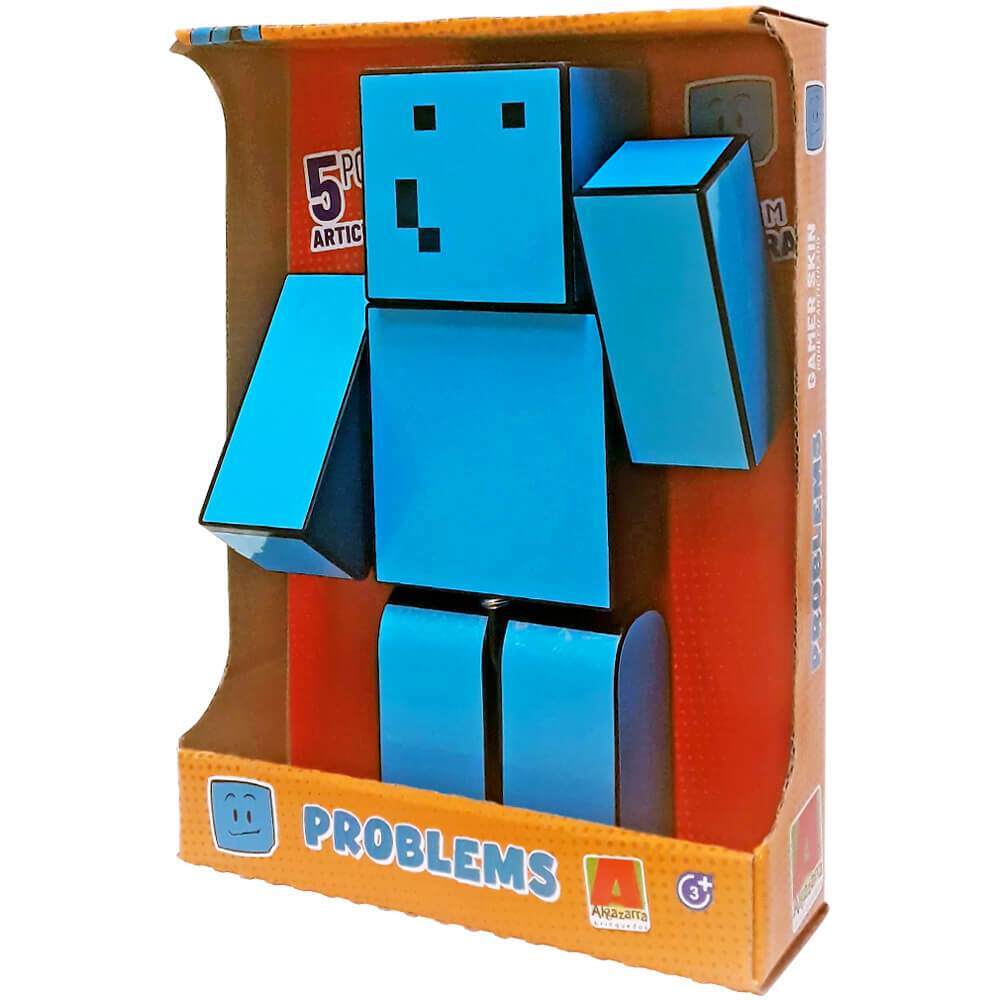 Boneco Gamer Skin Problems 25cm Algazarra