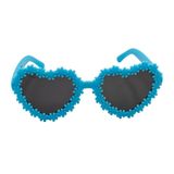 Óculos Sol Infantil Coração Flor Fofinho Moda Blogueirinha