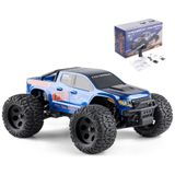 Carrinho De Controle Remoto Off Road Com Bateria De 900mah, Beezrc 4x4 Fmt24 Rtr, Azul