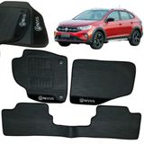 Kit Tapete Emborrachado Vw Nivus 2020 Em Diante 3 Peças