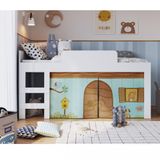 Cama Infantil Com Cortina Alegria Meu Fofinho Art In Moveis