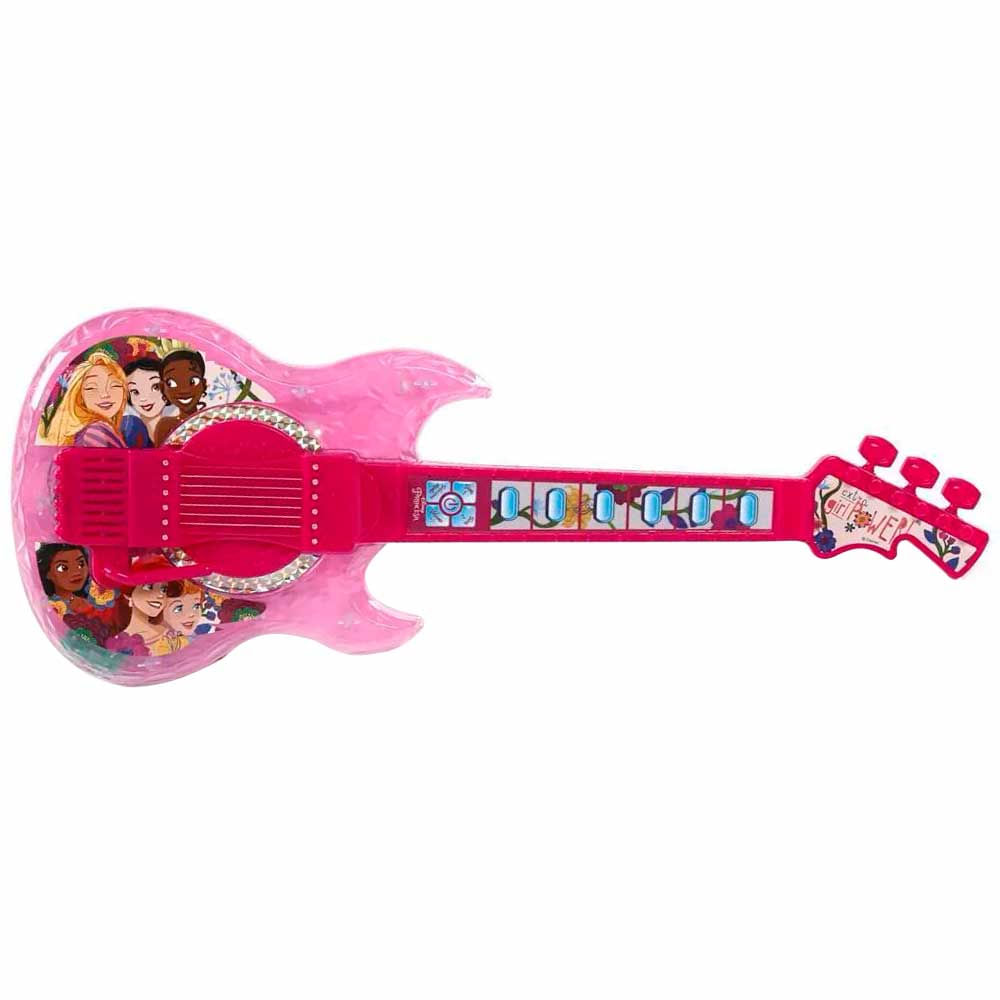 Guitarra Infantil Musical Com Luz E Som Disney Princesas Toyng