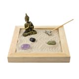 Jardim Zen Completo Buda Feng Shui Madeira- Escolha O Modelo