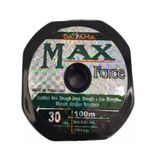 Linha De Pesca Monofilamento Max Force 0.37mm 12.6kg 100m