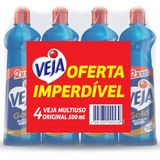 Limpador Multi - Uso Veja Gold  500ml Kit Com 4 Un