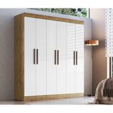 Guarda Roupa Casal 6 Portas Mdf New Xangai Doripel