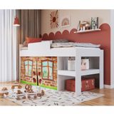Cama Infantil  Cortina Imaginação Meu Fofinho Art In Moveis