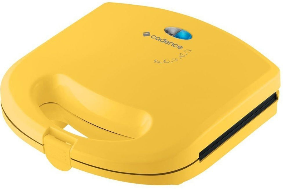 Sanduicheira Grill 750w Cadence 220v Yellow Ellegance