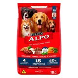 Ração Seca Purina Alpo Para Cães Adultos Carne, Frango, Cereais E Vegetais 18kg