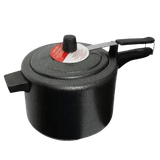 Panela De Pressao 4.5l Claqueada Preta Aluminio