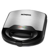 Sanduicheira Grill Mondial Inox 750w