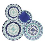 Aparelho De Jantar Oxford Le Ocean - Ceramica Estampada - 20 Pc