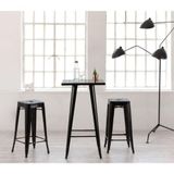Mesa Alta Bistrô De Bar + 2 Banquetas Altas Iron Tolix