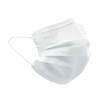 Máscara Branco Descartável Com Elástico Tripla C/50 75g