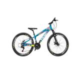 Bicicleta Viking Aro 26 Câmbio Importado 21v Vmaxx Azul Amarelo