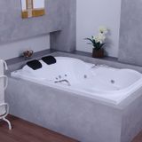 Banheira De Hidromassagem Due Maggiore  Em Gel Coat Gran Luxo 180cm - Sem Aquecedor - Volume Ideal 225 Litros - P3 - 220v Branco