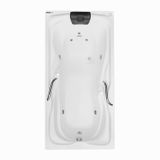 Banheira De Hidromassagem Nobile Maggiore Em Gel Coat Gran Luxo 180cm - Sem Aquecedor - Volume Ideal 275 Litros - P3 - 220v Branco