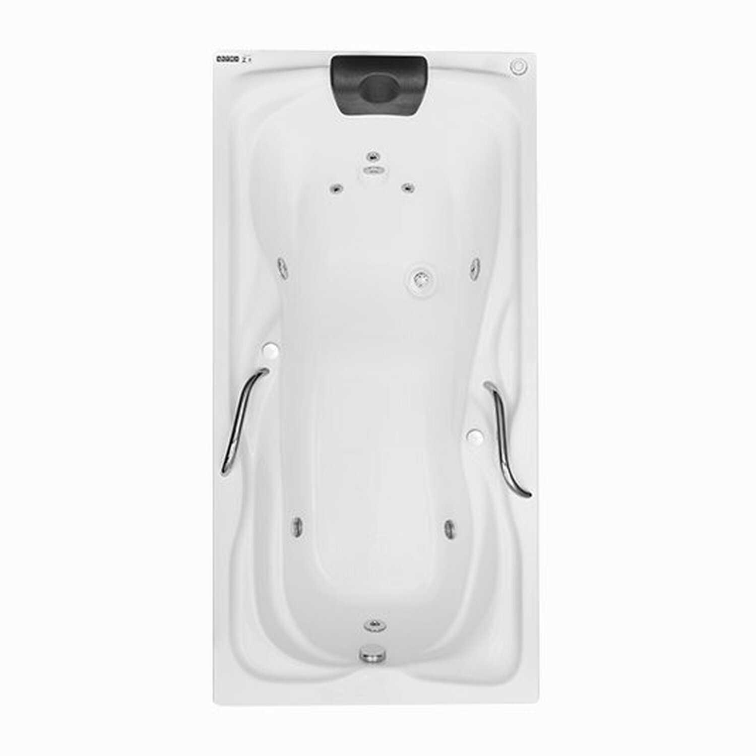 Banheira De Hidromassagem Nobile Maggiore Em Gel Coat Gran Luxo 180cm - Sem Aquecedor - Volume Ideal 275 Litros - P3 - 220v Branco