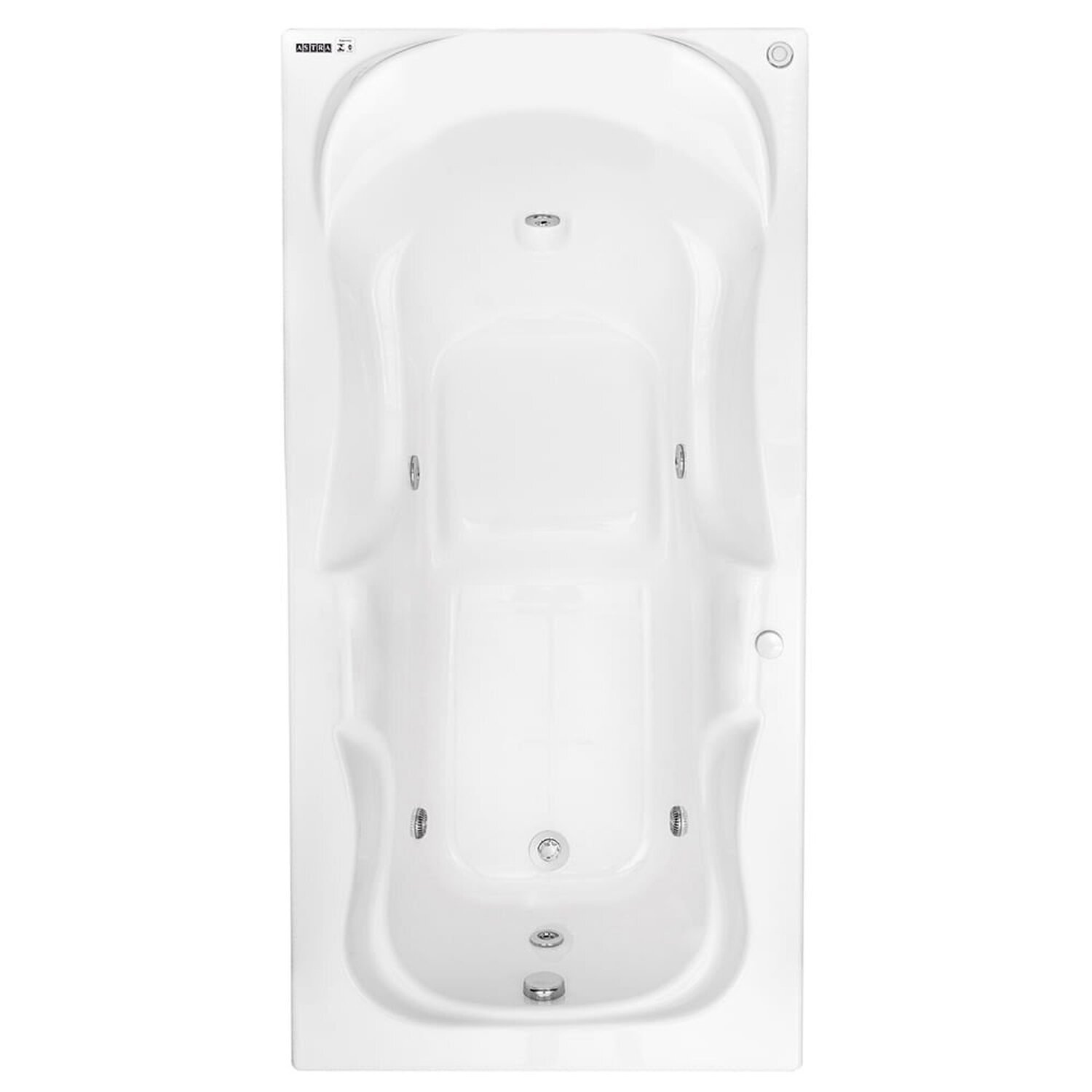 Banheira De Hidromassagem Serenade  Em Gel Coat Luxo 160 Cm - Sem Aquecedor - Volume Ideal 180 Litros - P1 - 220v   Branco